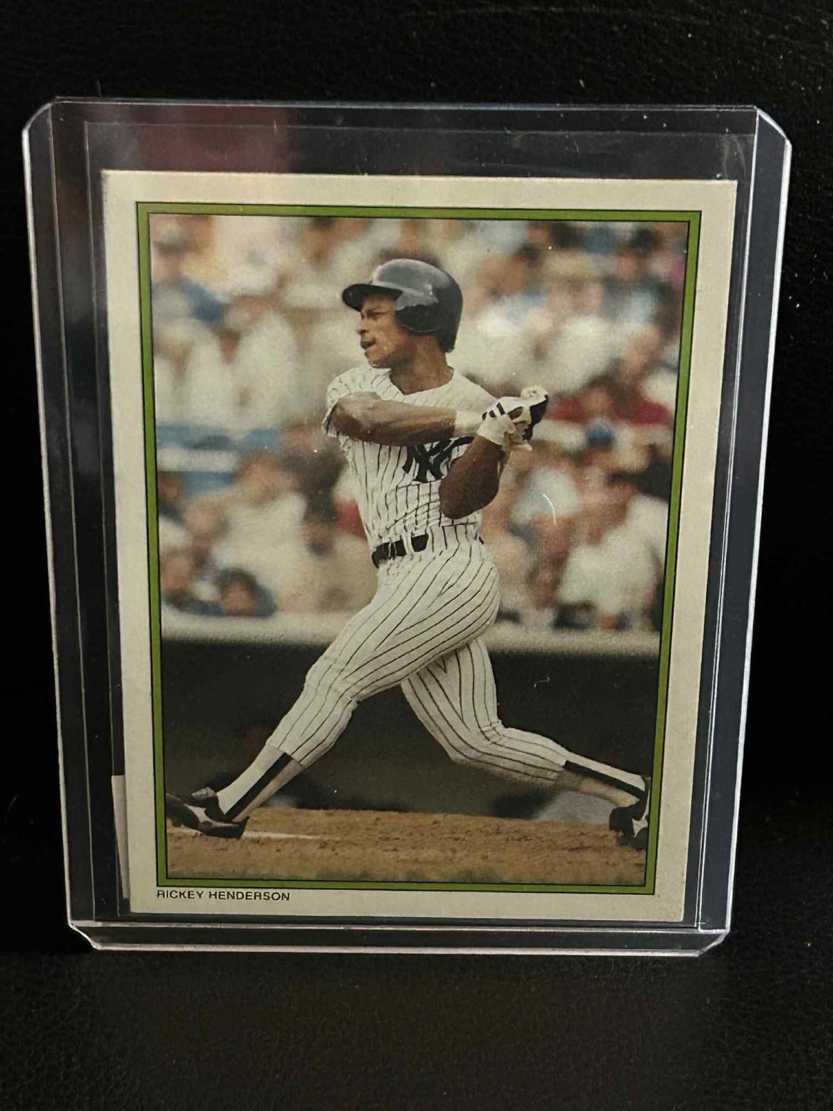 Rickey Henderson #5 | 1986 Topps All Star Glänzendes Set aus 60 1986 Topps All Star G Sammelkarte