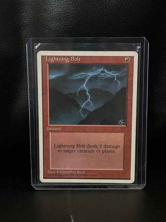 Lightning Bolt 4th Edition Magic: The Gathering