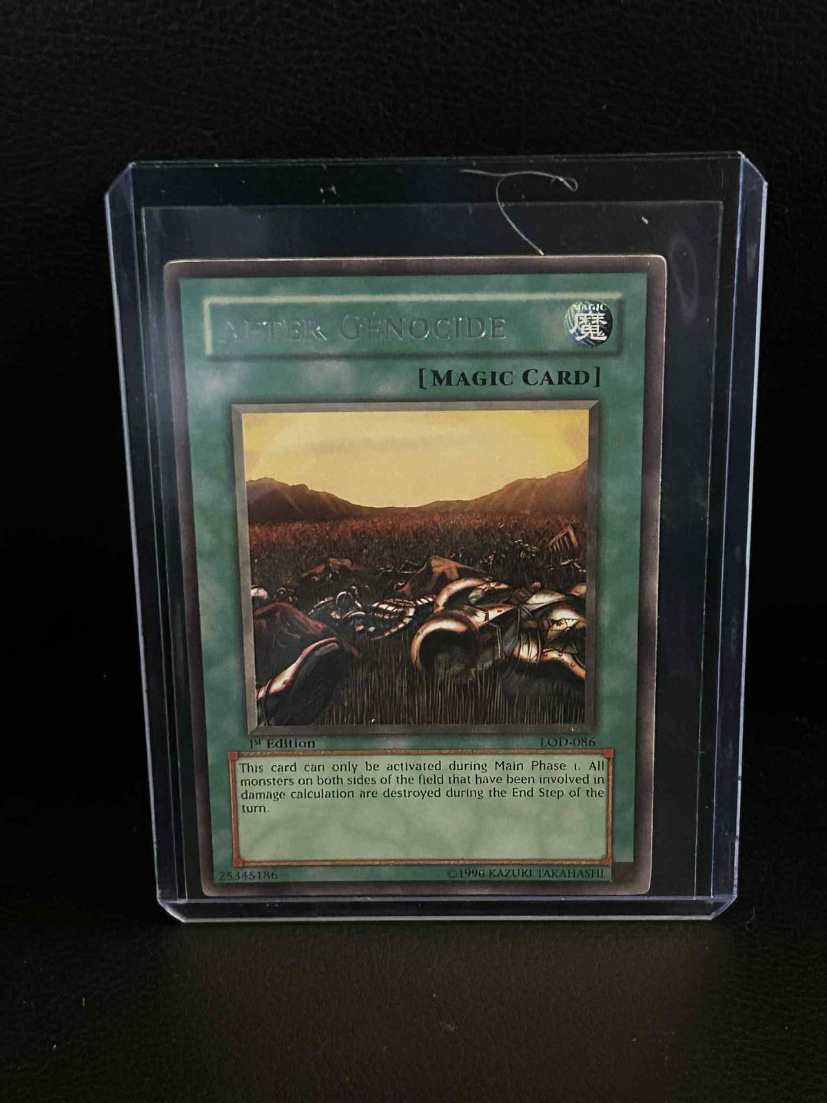 After Genocide - LOD-086 - Rare - 1st Edition Legacy of Darkness Yu-Gi-Oh! Light