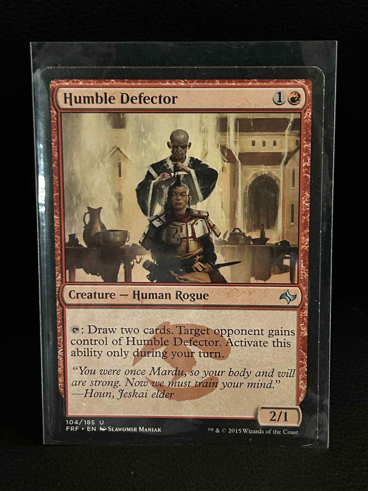 Humble Defector Fate Reforged Magic: The Gathering Lightly Played, English