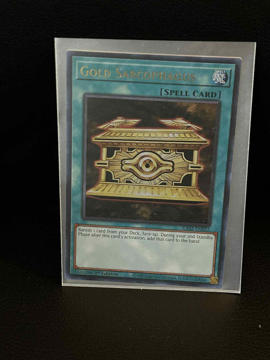 Gold Sarcophagus - RA02-EN052 - Ultra Rare - 1st Edition 25th Anniversary Rarity