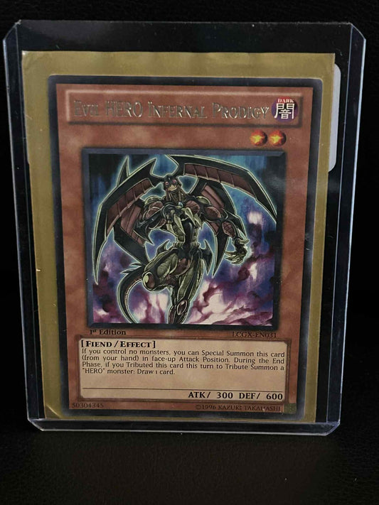 Evil HERO Infernal Prodigy - LCGX-EN031 - Rare - 1st Edition Legendary Collectio