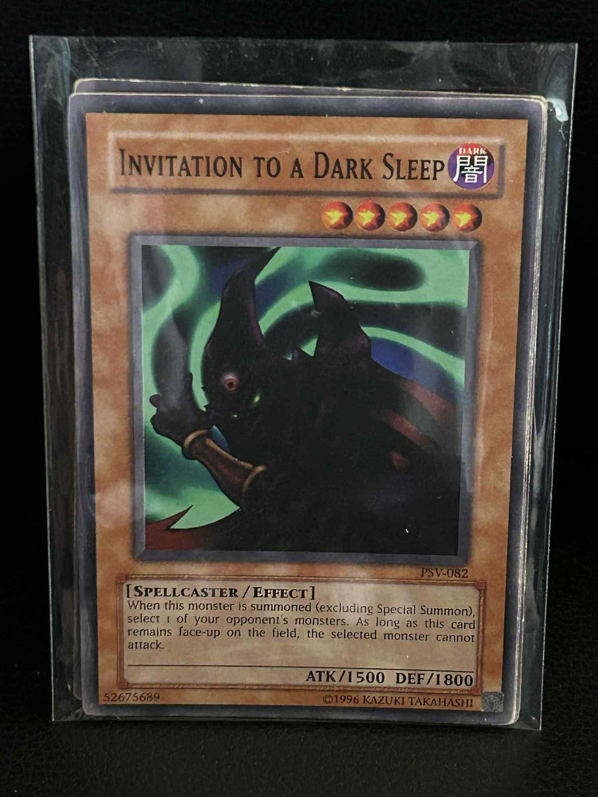 Invitation to a Dark Sleep - PSV-082 - Common - Unlimited Edition Pharaoh's Serv