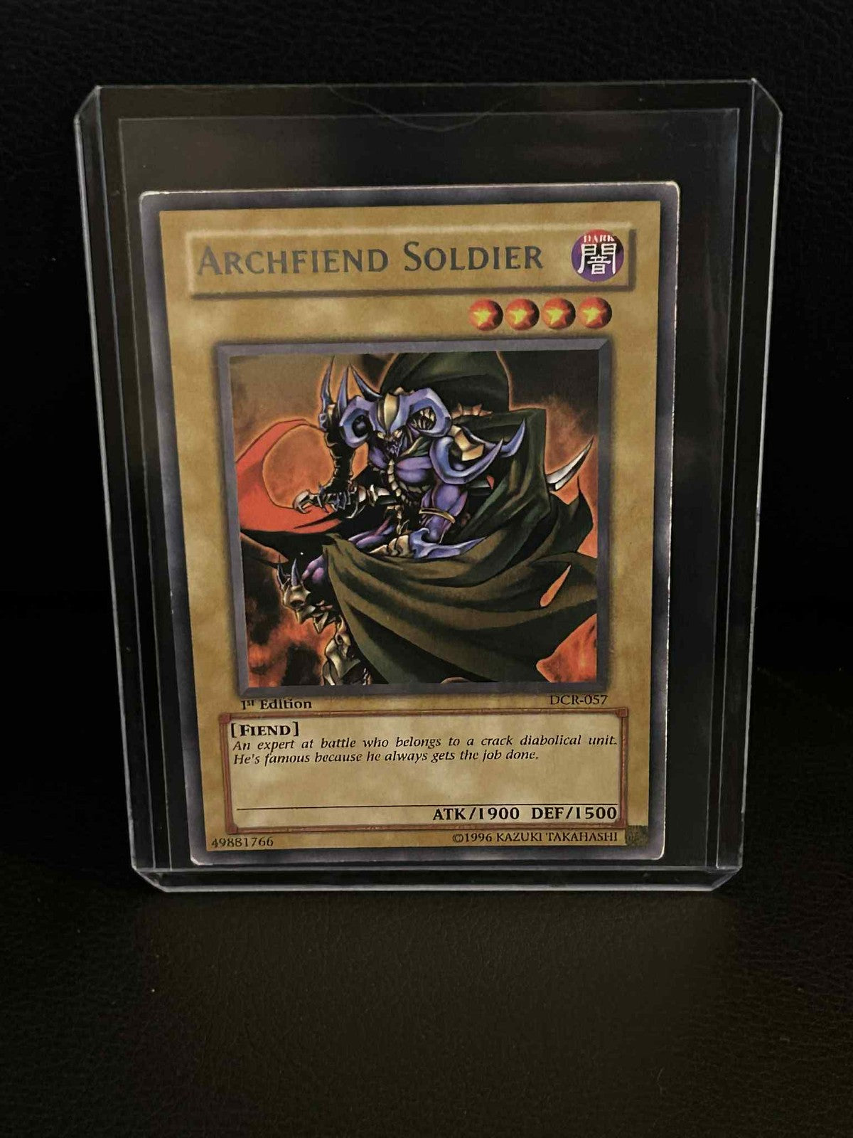 Archfiend Soldier - DCR-057 - Rare - 1st Edition Dark Crisis Yu-Gi-Oh! Moderatel