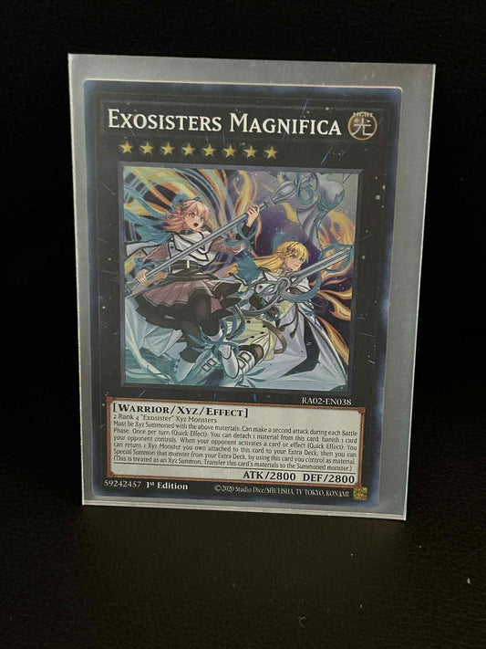 Exosisters Magnifica - RA02-EN038 - Super Rare - 1st Edition 25th Anniversary Ra