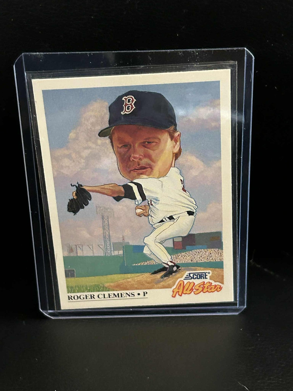 Roger Clemens #399 1991 Score Baseball Moderately Played