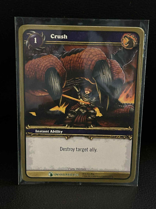 Crush Onyxia's Lair World of Warcraft Lightly Played