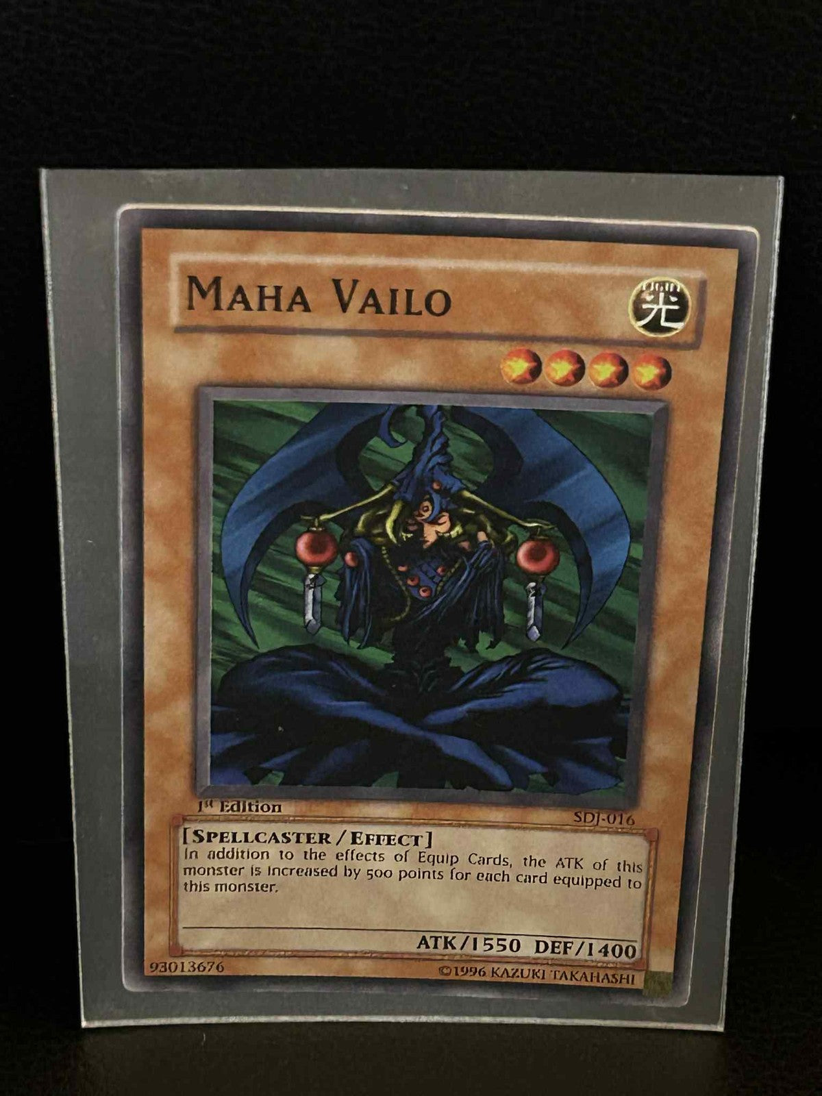 Maha Vailo - SDJ-016 - Common - 1st Edition Starter Deck: Joey Yu-Gi-Oh! Heavily