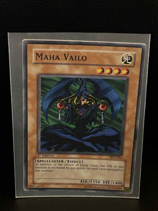 Maha Vailo - SDJ-016 - Common - 1st Edition Starter Deck: Joey Yu-Gi-Oh! Heavily
