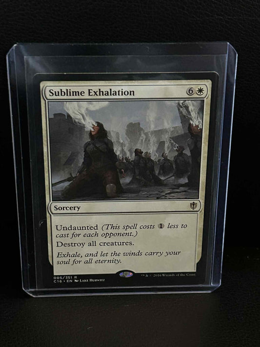 Sublime Exhalation Commander 2016 Magic: the Gathering Lightly Played, English