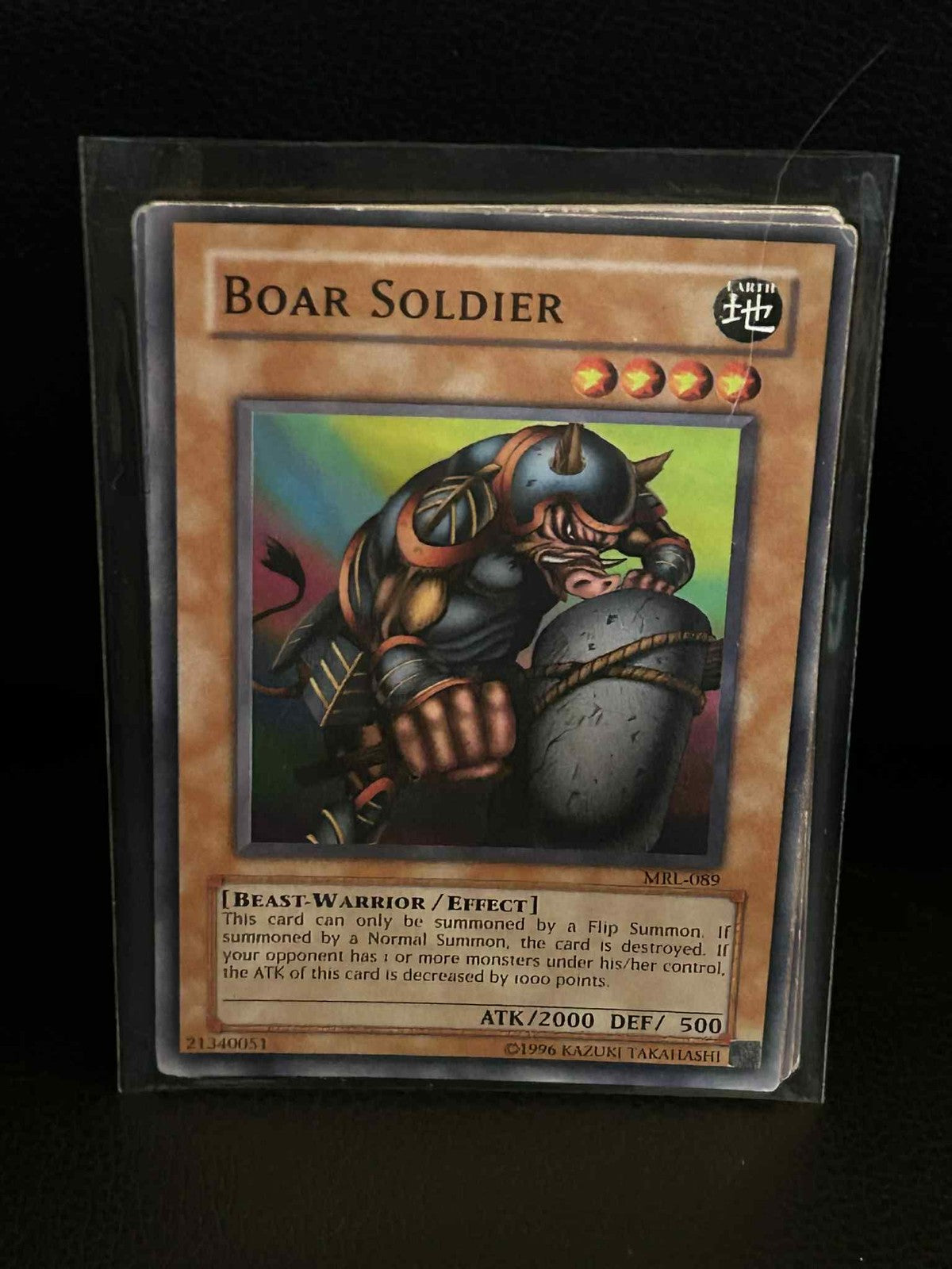 Boar Soldier - MRL-089 - Common - Unlimited Edition Magic Ruler Yu-Gi-Oh! Modera
