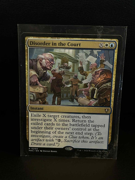 Disorder in the Court Commander: Murders at Karlov Manor Magic: The Gathering Li