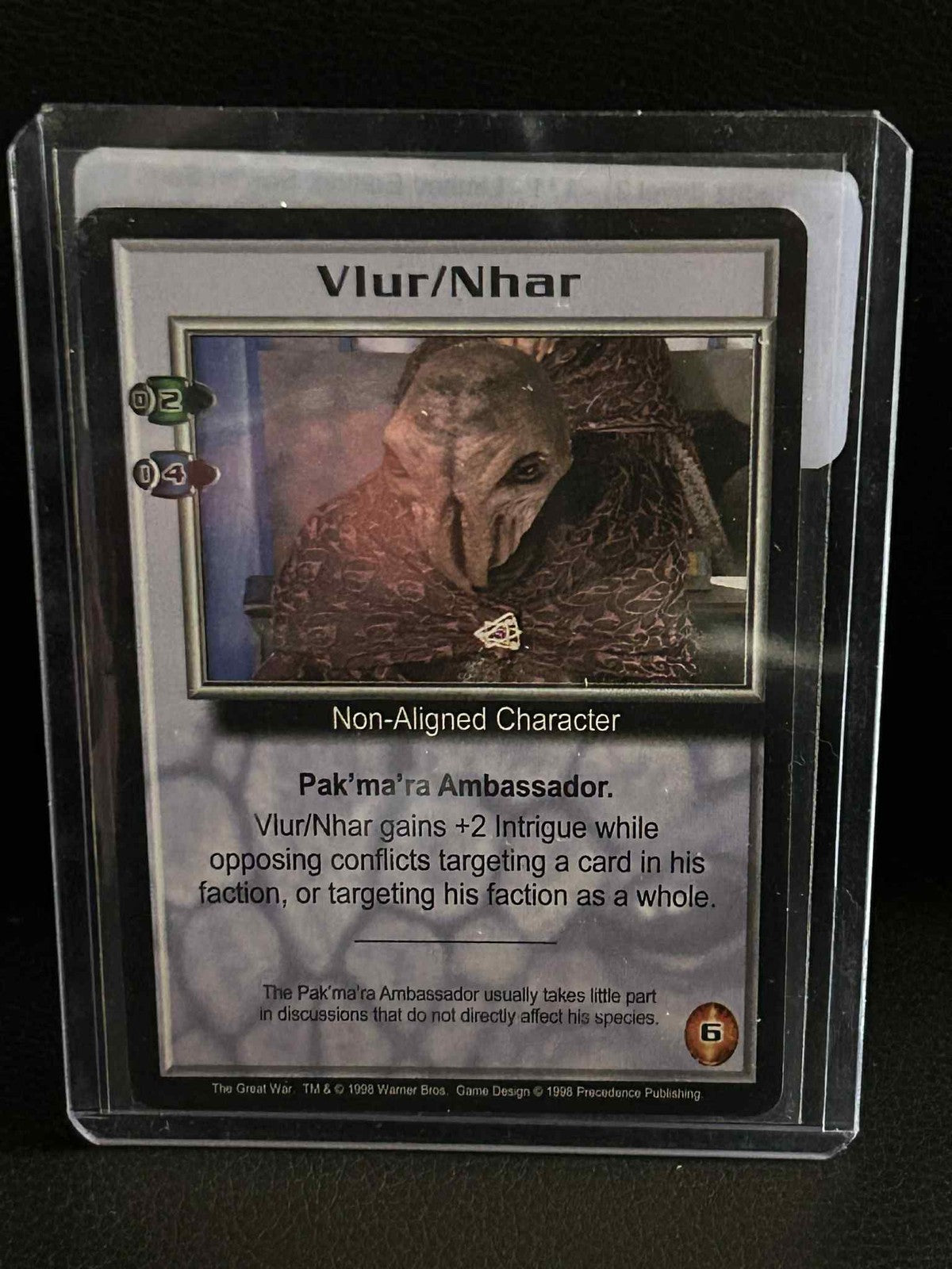 Vlur/Nhar The Great War Babylon 5 Light Play