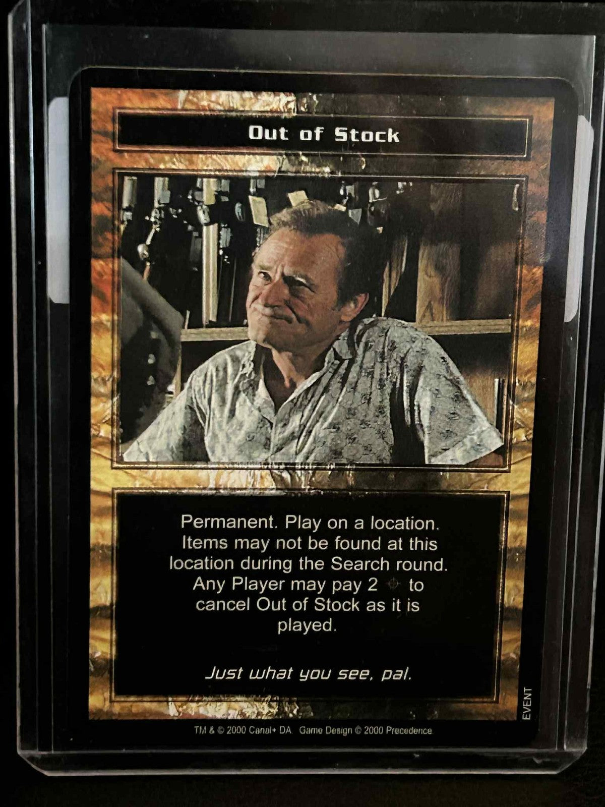 Out of Stock Base Set Terminator Light Play