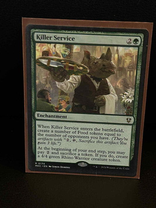 Killer Service Commander: Murders at Karlov Manor Magic: The Gathering Lightly P