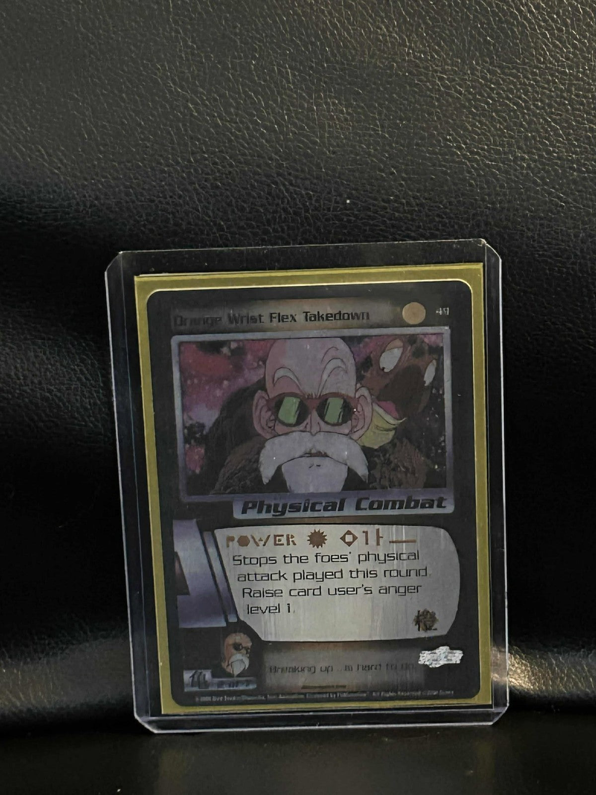 Orange Wrist Flex Takedown - 049 - Limited Edition - Flat Foil Saiyan Saga Drago