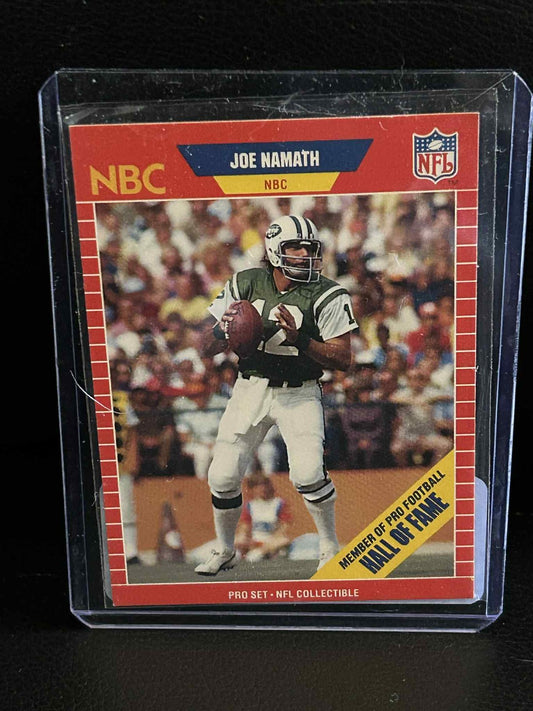 Joe Namath #25 | 1989 Pro Set Announcers Football