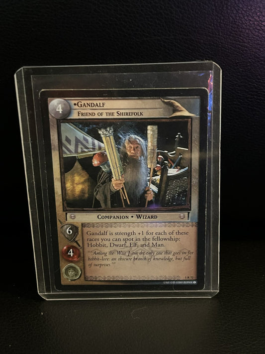Gandalf, Freund der Hobbits Die Gefährten Der Herr der Ringe Lightl Trading Card
