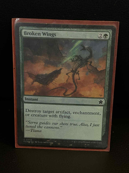 Broken Wings - Foil Foundations Magic: The Gathering Lightly Played, English