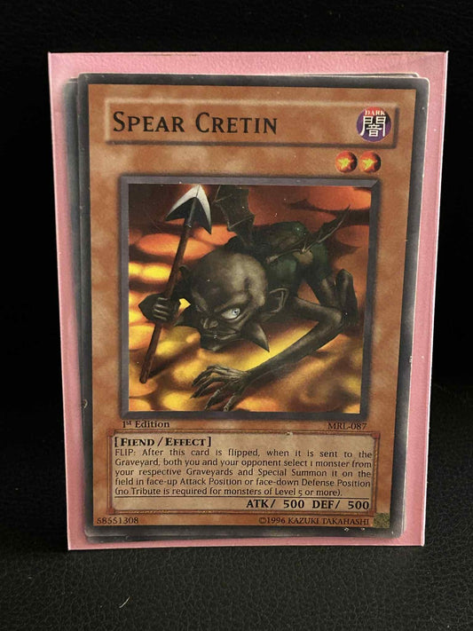 Spear Cretin - MRL-087 - Common - 1st Edition Magic Ruler Yu-Gi-Oh! Moderately P