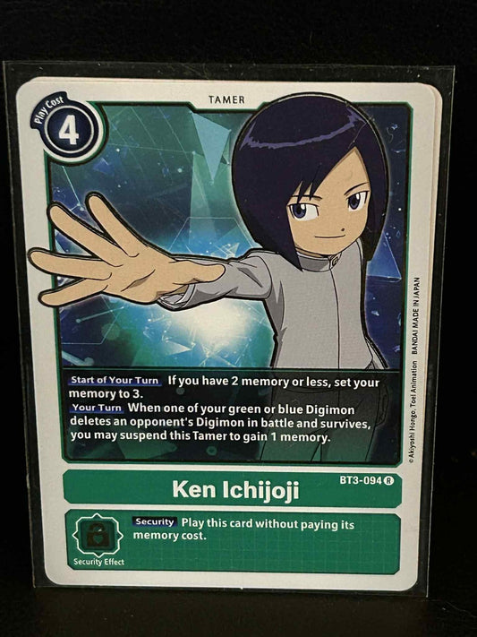 Ken Ichijoji - BT3-094 - R Release Special Booster Ver.1.5 Digimon Lightly Playe
