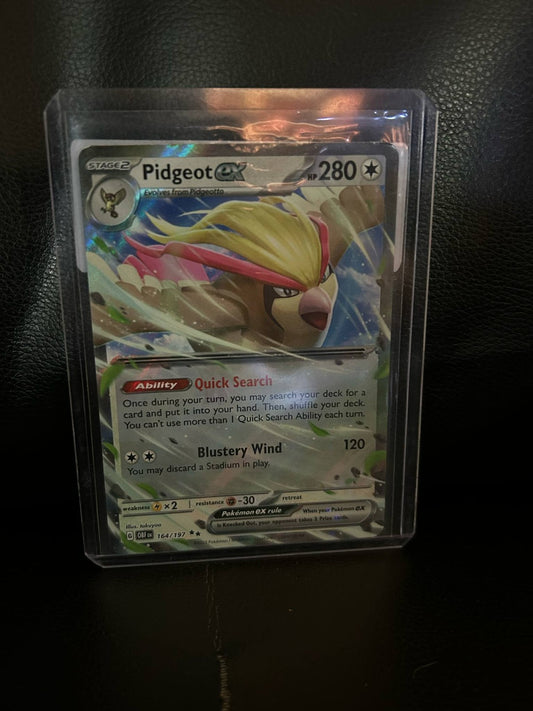 Pidgeot ex - 164/197 - Double Rare Scarlet & Violet - Obsidian Flames Pokemon