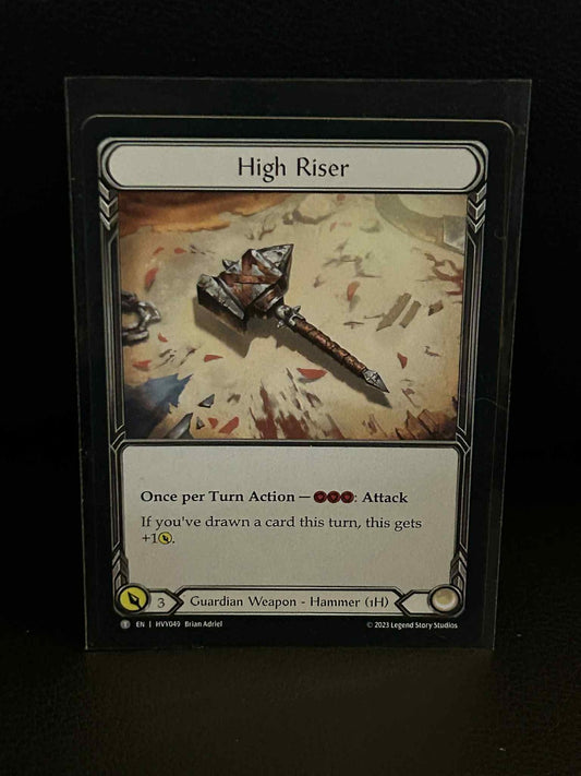 High Riser // Cintari Saber Heavy Hitters Flesh and Blood Lightly Play