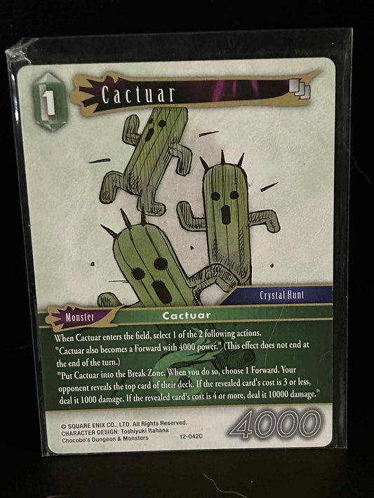 Cactuar - 12-042C Opus XII: Crystal Awakening Final Fantasy Lightly Played