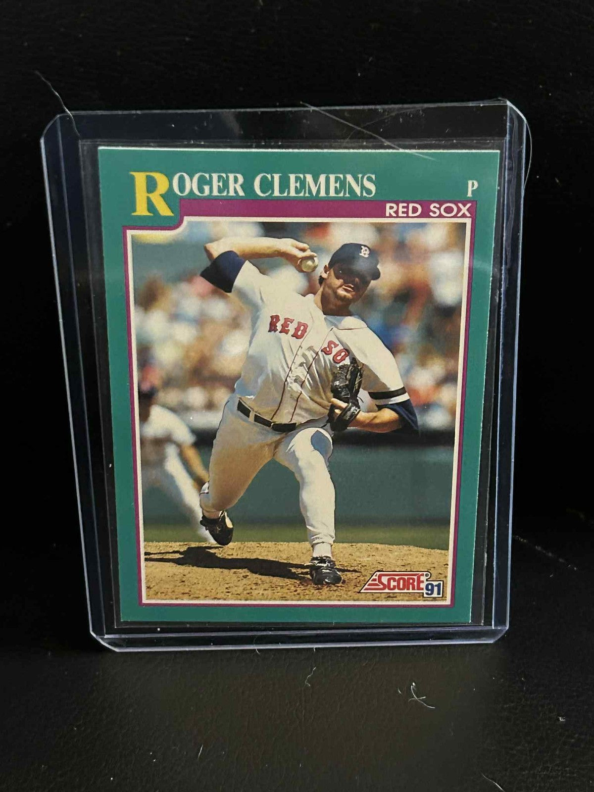 Roger Clemens #655 1991 Score Baseball Moderately Played