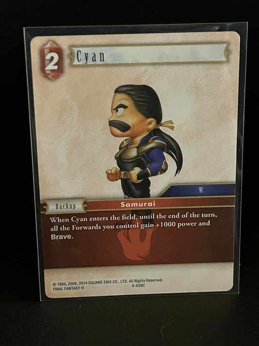 Cyan - 9-008C Opus 9 Final Fantasy Lightly Played