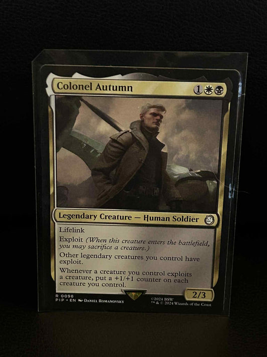 Colonel Autumn Universes Beyond: Fallout Magic: The Gathering Lightly Played, En