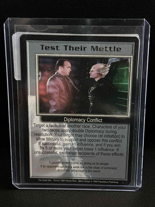 Test Their Mettle The Great War Babylon 5 Light Play