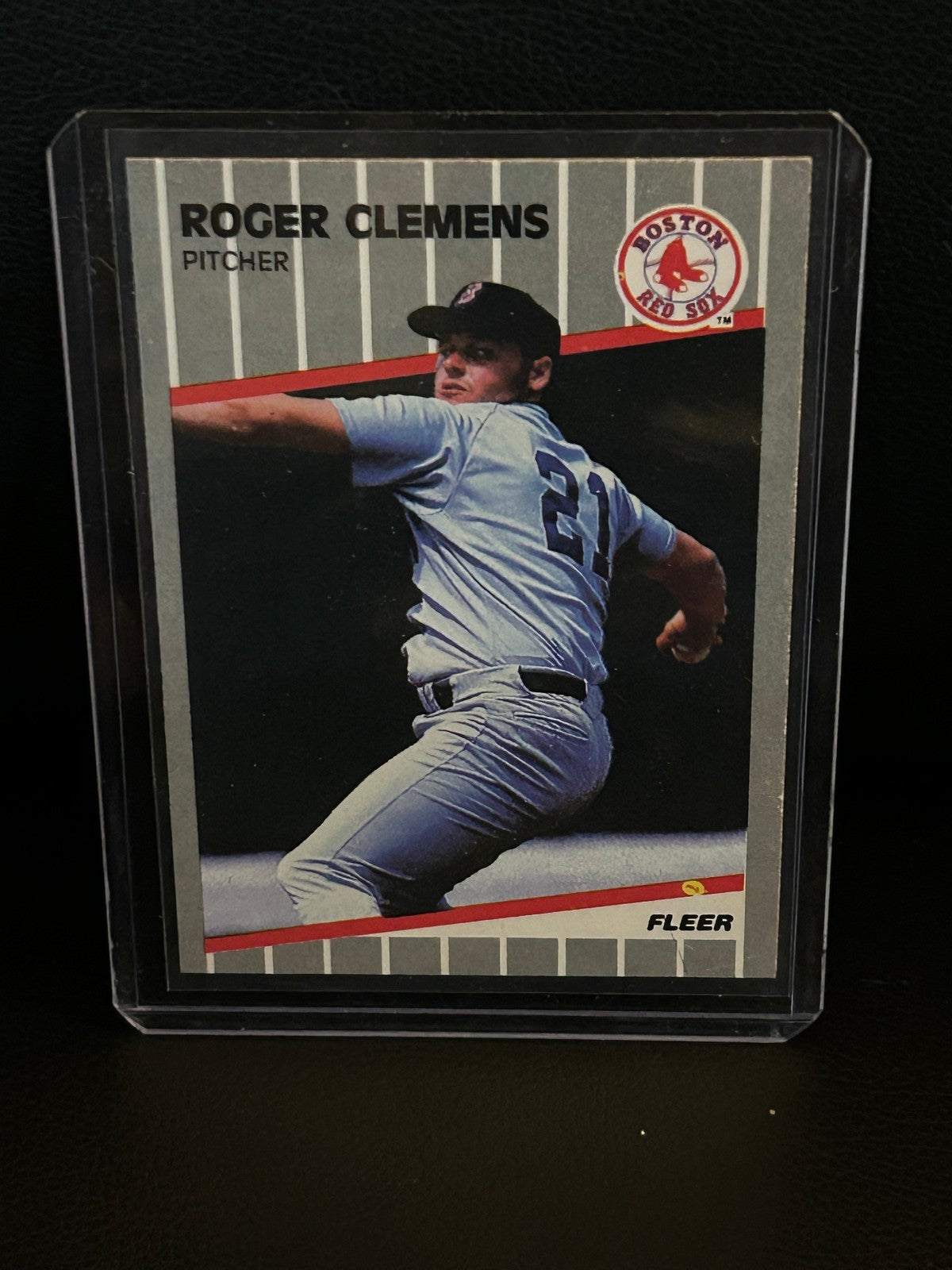 Roger Clemens #85 1989 Fleer Baseball Moderately Played