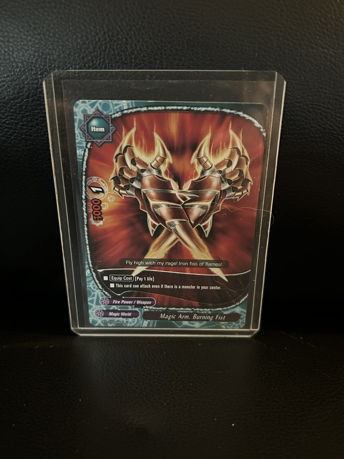 Magic Arm, Burning Fist - BT03/0056EN - U Booster Set 3: Drum's Adventures Futur