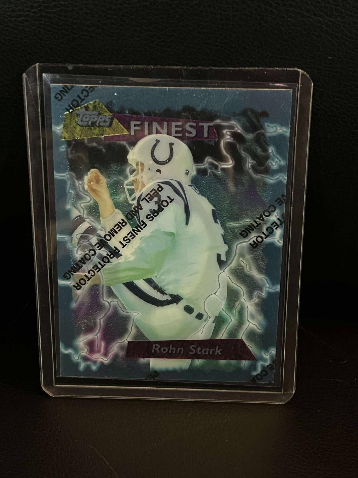 Rohn Stark [w/ Coating] #72 | 1995 Topps Finest 1995 Topps Finest Football Moder Trading Card