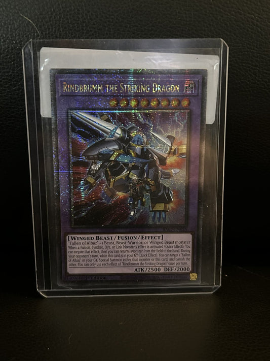 Rindbrumm the Striking Dragon - RA02-EN025 - Quarter Century Secret Rare - 1st E