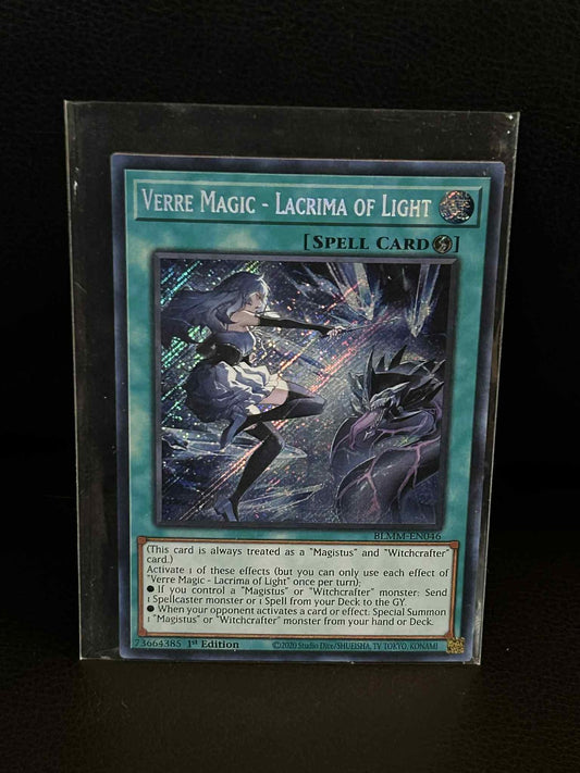 Verre Magic - Lacrima of Light - BLMM-EN046 - Secret Rare - 1st Edition Battles
