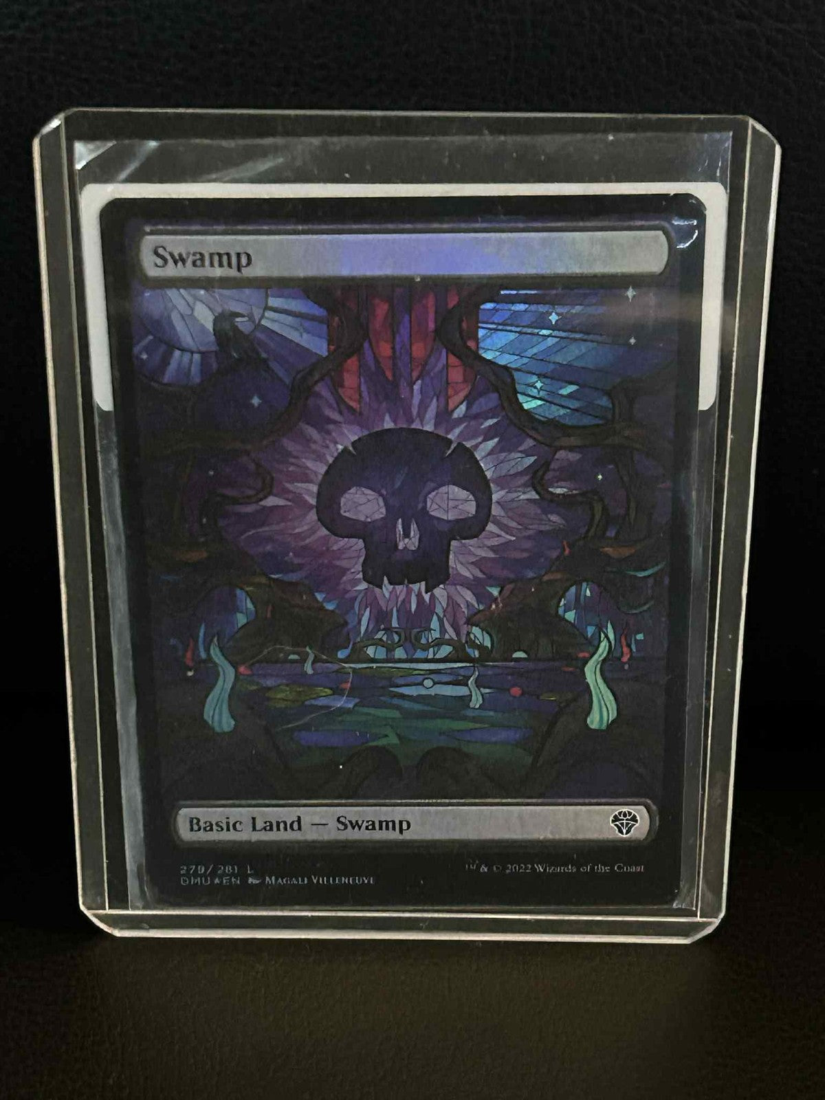 Swamp (279) - Foil - Showcase Dominaria United Magic: The Gathering Lightly Play