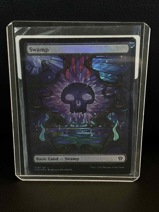 Swamp (279) - Foil - Showcase Dominaria United Magic: The Gathering Lightly Play