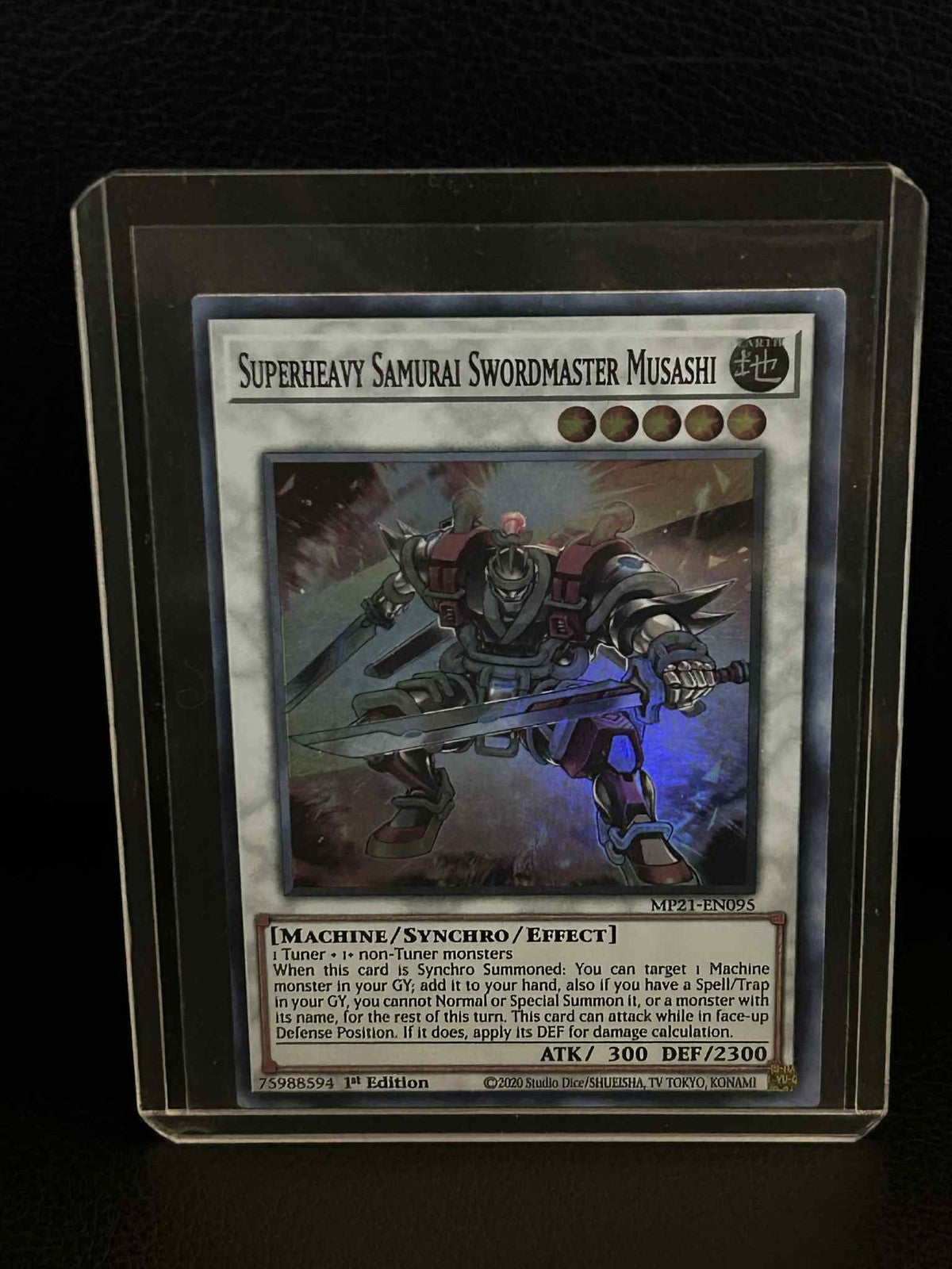 Superheavy Samurai Swordmaster Musashi - MP21-EN095 - Super Rare - 1st Edition 2