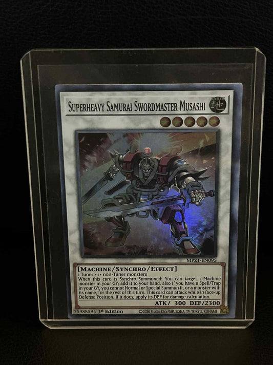 Superheavy Samurai Swordmaster Musashi - MP21-EN095 - Super Rare - 1st Edition 2