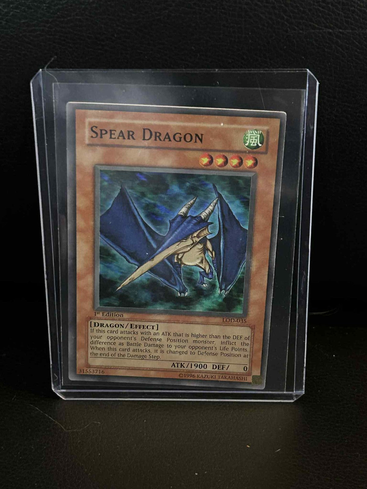 Spear Dragon - LOD-035 - Super Rare - 1st Edition Legacy of Darkness Yu-Gi-Oh! L