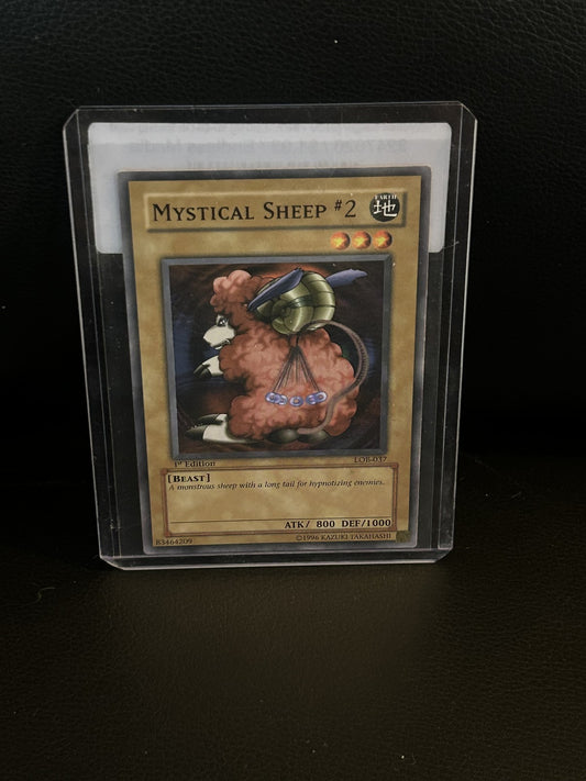 Mystical Sheep #2 - LOB-037 - Common - 1st Edition Legend of Blue Eyes White Dra