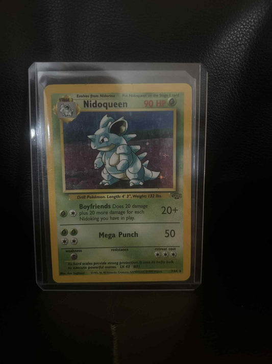 Nidoqueen - 7/64 - Holo Rare - Unlimited Edition Jungle Pokemon