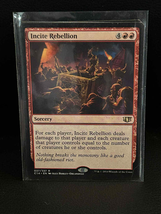 Incite Rebellion Commander 2014 Magic: The Gathering Lightly Played, English