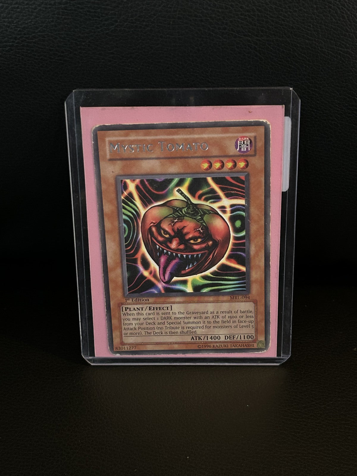 Mystic Tomato - MRL-094 - Rare - 1st Edition Magic Ruler Yu-Gi-Oh! Heavily Playe