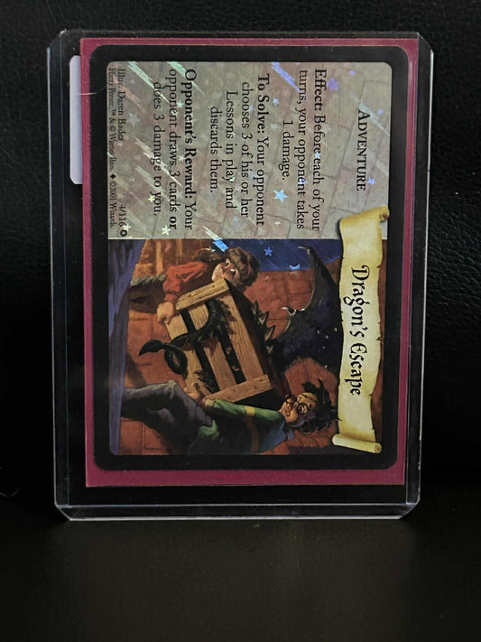 Dragon's Escape 4/116 Base Set Harry Potter Lightly Played