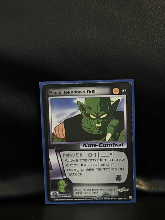 Black Takedown Drill – 127 – Limitierte Auflage Saiyajin Saga Dragon Ball Z Moderately Sammelkarte