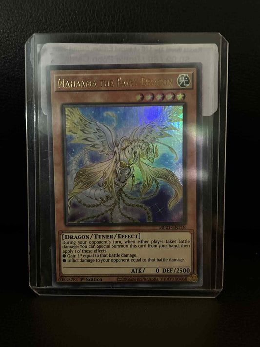 Mahaama the Fairy Dragon - MP21-EN218 - Ultra Rare - 1st Edition 2021 Tin of Anc