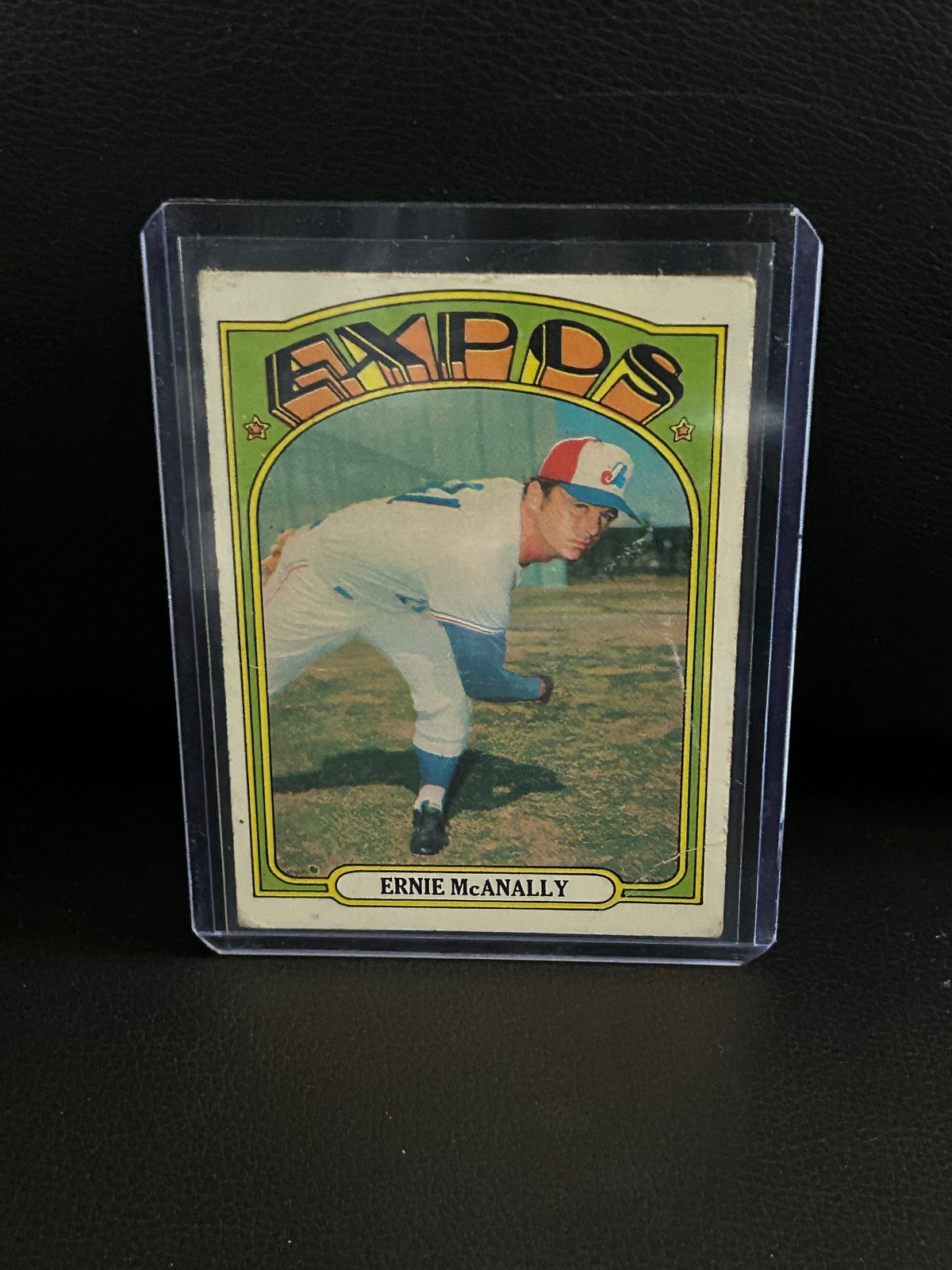 Ernie McAnally #58 1972 Topps Baseball Moderately Played